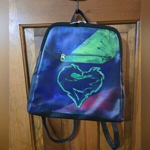 Disney Descendants Backpack with Mal Dragon Heart Design